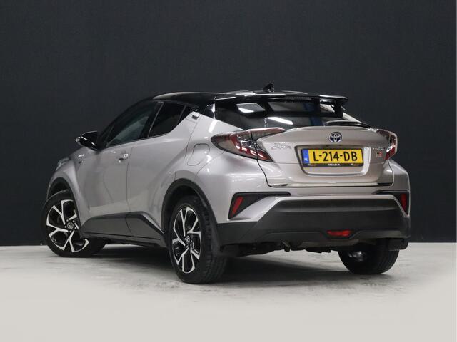Toyota C-HR 1.8 Hybrid Bi-Tone Plus [CRUISE CONTROL, CAMERA, BLUETOOTH VERBINDING, STOELVERWARMING, JBL AUDIOINSTALLATIE, MULTIFUNCTIONEEL STUURWIEL, NIEUWSTAAT]