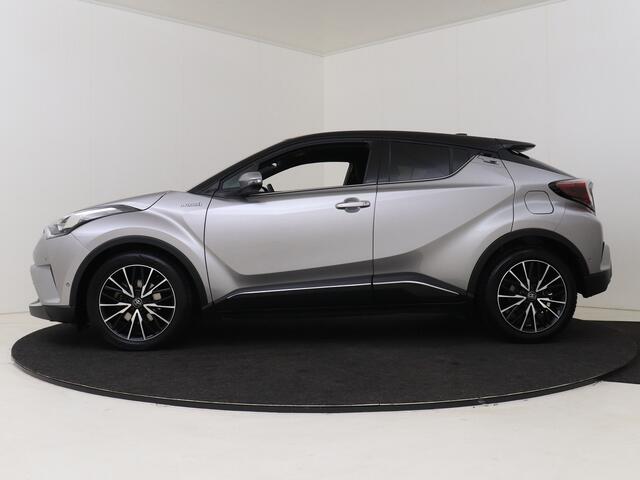Toyota C-HR 1.8 Hybrid Style bi-tone + Premium Pack I Navigatie I Climate Control I Cruise Controle Adaptief I Stuur en Stoelverwarming Voor I