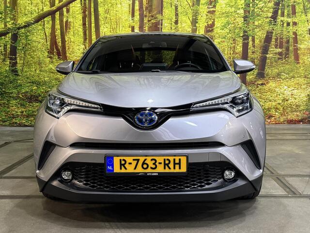 Toyota C-HR 1.8 Hybrid Executive Automaat 18 Inch JBL Leder Stof Navi Camera LED Trekhaak Rijstrook ACC