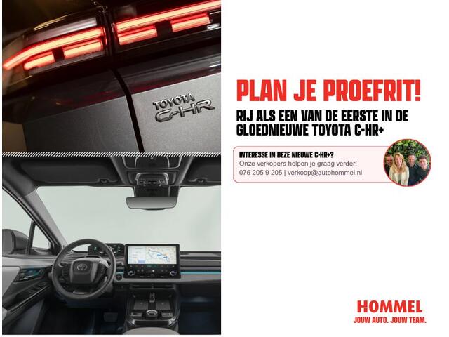 Toyota C-HR First Edition 77 kWh - NIEUW MODEL TOYOTA C-HR+ - VANAF MEI PROEF TE RIJDEN BIJ AUTO HOMMEL! - VANAF: ¤37.995!