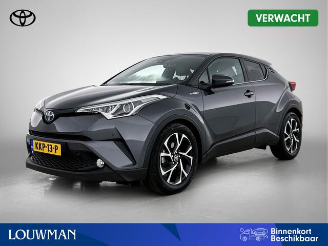 Toyota C-HR 1.8 Hybrid Style | Dodehoek detectie | Lederen bekleding | Stoel+stuurverwarming | Parkeersensoren voor+achter met assistent | Navigatie | Cruise control Adaptive |