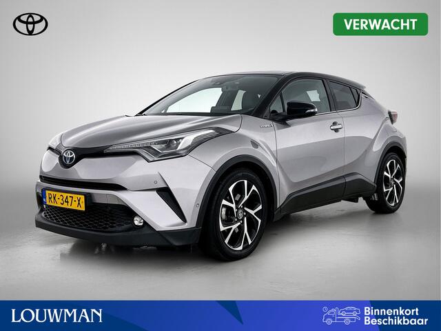 Toyota C-HR 1.8 Hybrid Bi-Tone Plus | Dealer onderhouden | Trekhaak afneembaar | Stoel+stuurverwarming | JBL | Dodehoek detectie | Parkeersensoren voor+achter met assistent | FULL LED verlichting | Climate Control |