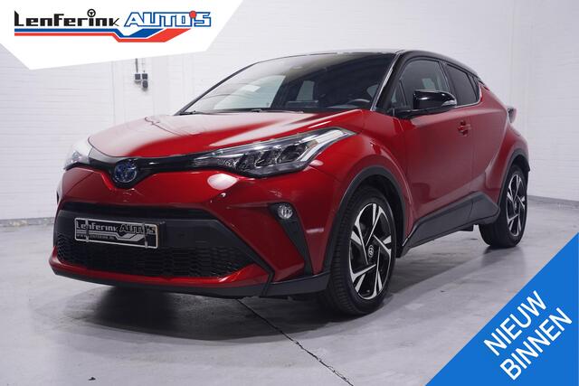 Toyota C-HR 2.0 Hybrid Dynamic Team Duitsland Apple-carplay 18"-lmv Led-verlichting Camera DAB-ontvangst stoel-verwarming lane-assist cruise-controle inparkeerhulp Climate-controle mistlampen voor PDC v+a private-glas