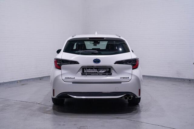 Toyota COROLLA Touring Sports 2.0 Hybrid Dynamic navigatie privateglas afneembare trekhaak allu-dakrail camera multi-stuurbediening service-boekje aanwezig schakelflippers aan het stuur key-less entry en start