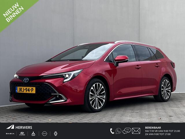 Toyota COROLLA Touring Sports Hybrid 140 Comfort Automaat / Fabrieksgarantie tot 03-2027 < 100.000km, tot 10 jaar mogelijk ** / Navigatie (abbo) / Adaptieve CC / Achteruitrijcamera / Stuur- en stoelverwarming / Apple Carplay Android / 17" LM wielen + All Season banden