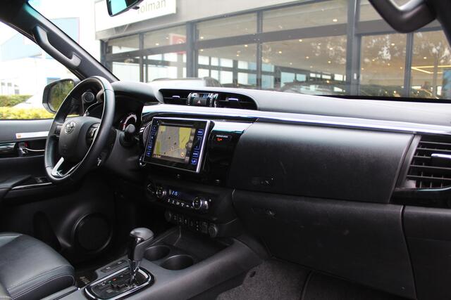 Toyota HI-LUX HiLux 2.4 D-4D Double Cab Executive VAN Automaat | Rijklaar | Hardtop | Stoelverwarming | Trekhaak | Navi | Bluetooth | Leder |