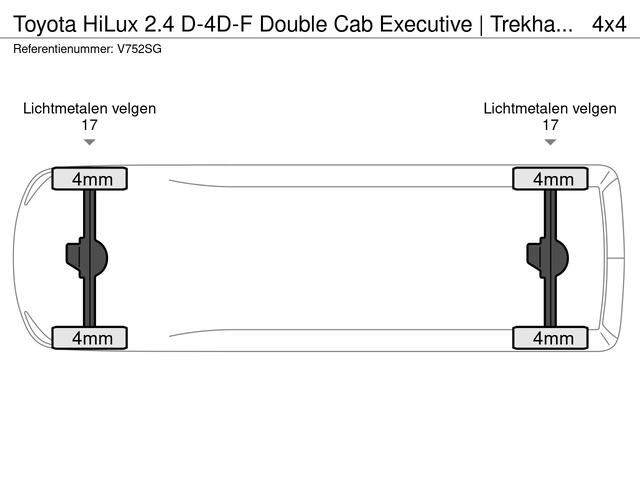 Toyota HI-LUX HiLux 2.4 D-4D-F Double Cab Executive | Trekhaak | Side bars |