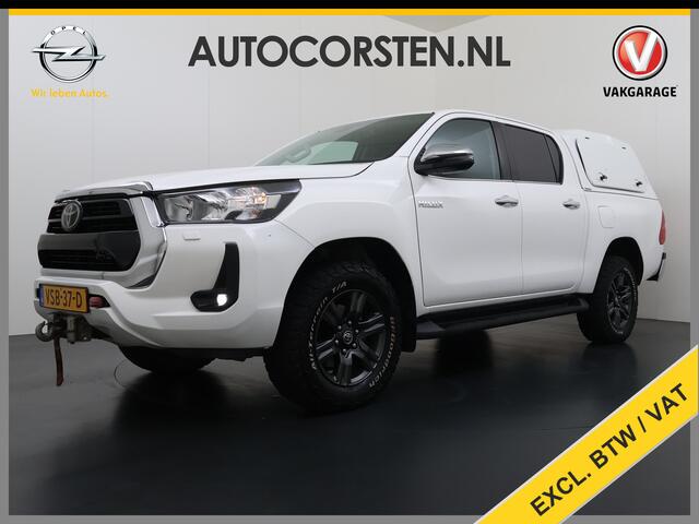 Toyota HI-LUX HiLux 2.4 D-4D 4WD Automaat Double Cab Prof. Lier Canopy Hardtop (Huif) Trekhaak Navi* via Apple Carplay Android Auto Ecc Camera Adap.Cruise Control Lane Assist Inbouw Kasten Bluetooth AWD EURO 6 400Nm 3.500kg Trekvermogen 1e Eigenaar Dealeronderhouden Or