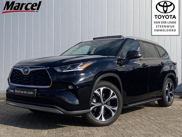 Toyota HIGHLANDER 2.5 AWD Hybrid Premium Panorama Treeplanken Headup Stoel Ventilatie 360 cam