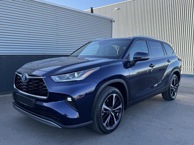 Toyota HIGHLANDER 2.5 AWD Hybrid Premium Panoramadak, 7-zits, BTW-auto, AppleCarPlay/AndroidAuto, Stuurwiel verwarmd, Voorstoelen- & achterbank verwarmd, 360° camera, Dodehoek detectie, JBL premium audio
