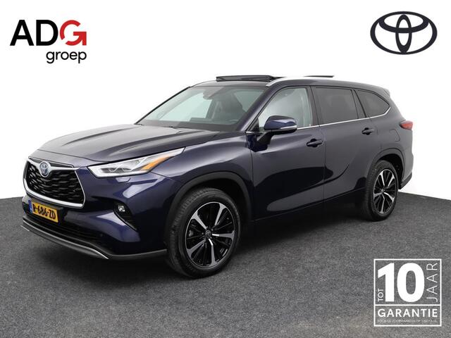 Toyota HIGHLANDER 2.5 AWD Hybrid Premium 7 Persoons | Lederen bekleding | Trekhaak 2000 kg | Panoramadak | 20 inch Lichtmetaal |