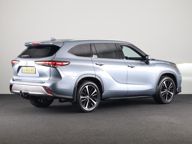 Toyota HIGHLANDER 2.5 AWD Hybrid Premium 7-Pers. | Trekhaak | 360° Camera | JBL-Audio | Zwart Leder Interieur |