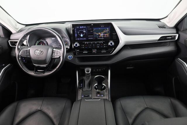 Toyota HIGHLANDER 2.5 AWD Hybrid Premium 7-Pers. | Trekhaak | 360° Camera | JBL-Audio | Zwart Leder Interieur |