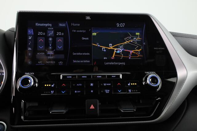Toyota HIGHLANDER 2.5 AWD Hybrid Premium 7-Pers. | Trekhaak | 360° Camera | JBL-Audio | Zwart Leder Interieur |