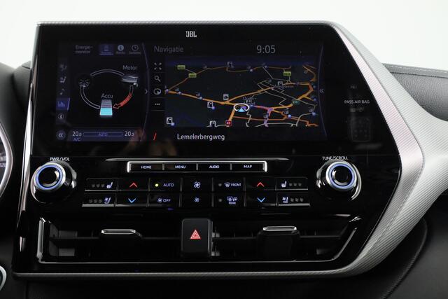 Toyota HIGHLANDER 2.5 AWD Hybrid Premium 7-Pers. | Trekhaak | 360° Camera | JBL-Audio | Zwart Leder Interieur |