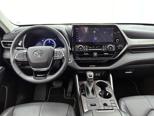 Toyota HIGHLANDER 2.5 AWD Hybrid Executive | Afn. trekhaak | Leder | Dodehoek ass. | Elek. achterklep |