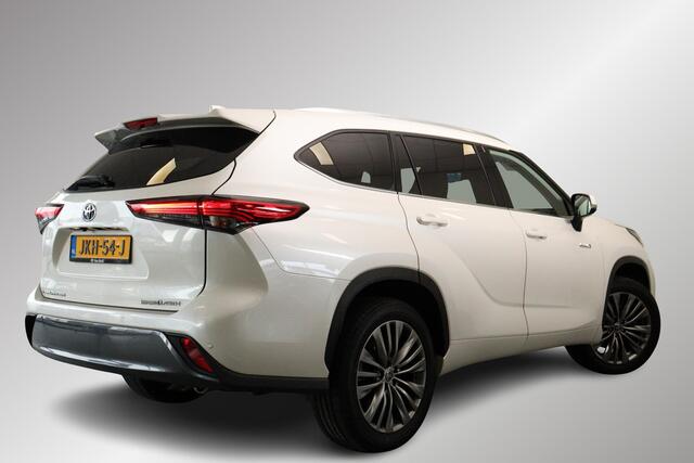 Toyota HIGHLANDER 2.5 AWD Hybrid Executive. Zwart Leder ,JBL, Stoelgeheugen, Achteruitrijcamera, BSM