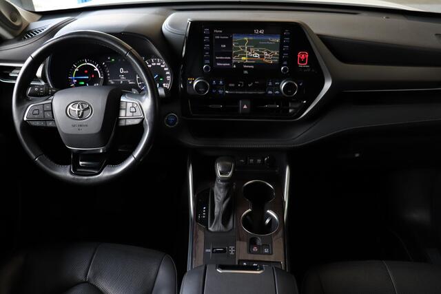 Toyota HIGHLANDER 2.5 AWD Hybrid Executive. Zwart Leder ,JBL, Stoelgeheugen, Achteruitrijcamera, BSM