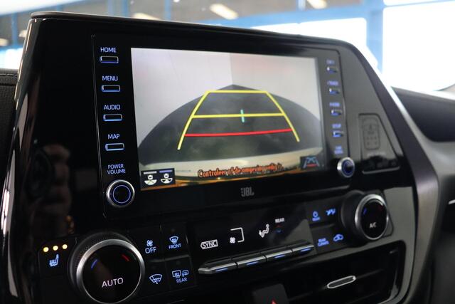 Toyota HIGHLANDER 2.5 AWD Hybrid Executive. Zwart Leder ,JBL, Stoelgeheugen, Achteruitrijcamera, BSM