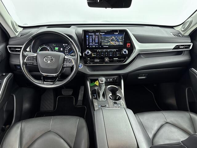 Toyota HIGHLANDER 2.5 AWD Hybrid Premium | Trekhaak | JBL-Audio | Zwart Leder interieur |