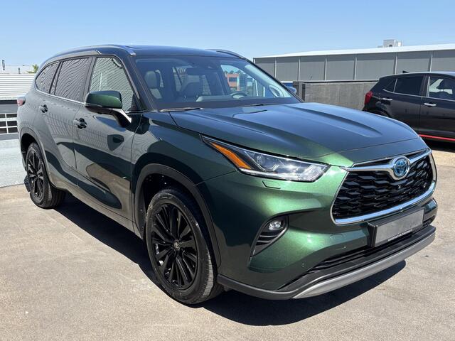 Toyota HIGHLANDER 2.5 AWD Hybrid Premium Meest luxe uitvoering! Panoramadak, trekhaak, stoelventilatie, achterbank verwarmd, 360° camera en méér!