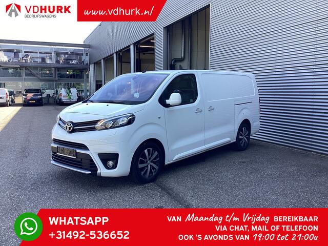 Toyota PROACE 2.0 D-4D 180 pk Aut. L3 2x Schuifdeur/ Adapt. Cruise/ Alarm III/ Standkachel/ Stoelverw./ Keyless/ Climate/ CarPlay/ Camera