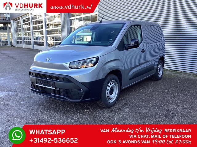 Toyota PROACE CITY 1.5 130 pk Aut. BPM VRIJ! LED/ Virtual.Cockpit/ 3 pers./ Carplay/ Camera/ Climate/ PDC/ Cruise