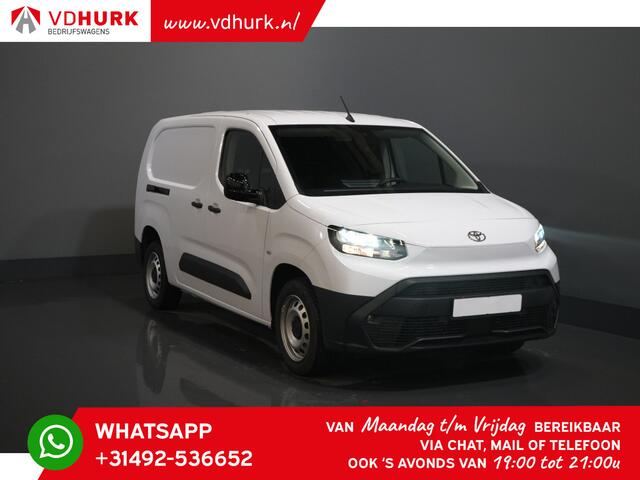 Toyota PROACE CITY 1.5 130 pk Aut. L2 BPM VRIJ! LED/ Virtual Cockpit/ 3 pers./ Carplay/ Camera/ Climate/ PDC/ Cruise