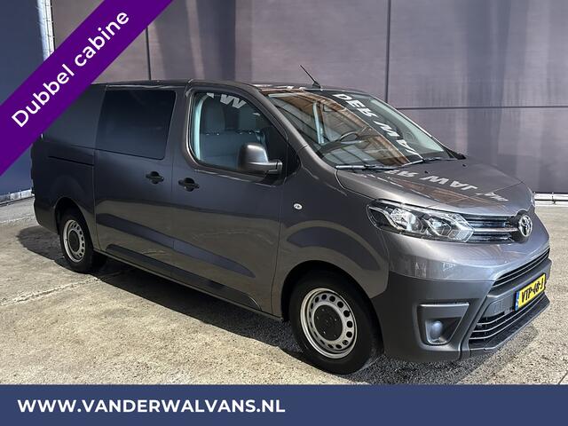 Toyota PROACE 2.0 D-4D 145pk L3H1 Dubbele Cabine Euro6 Airco | 6-Zits | Navigatie | Apple Carplay | Android Auto Cruisecontrol, Parkeersensoren
