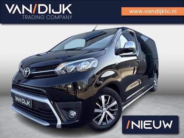 Toyota PROACE Worker 2.0 D-4D Professional ?Automaat ?Fabrieksgarantie ?Navigatie ?Schuifdeur Links & Rechts ?Keyless ?Leder ?BLIS ?LED ?Apple Carplay & Android Auto ?Parkeersensoren ?Camera ?Lichtmetaal