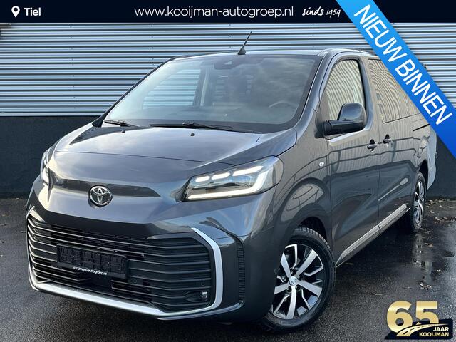 Toyota PROACE Long Worker 2.0 D-4D Professional DC 145PK Automaat DubbeleCabine 6 persoons DIRECT RIJDEN incl. o.a.: Apple Carplay / Android Auto, Climate Control, Cruise Control, LM velgen, 2 schuifdeuren