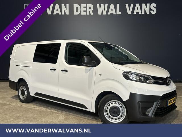 Toyota PROACE Worker 2.0 D-4D 145pk L3H1 Dubbele Cabine Euro6 Airco | 6-Zits | Navigatie | Apple Carplay | Cruisecontrol Android Auto, 2500kg Trekhaak, Parkeersensoren