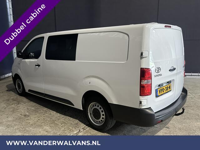 Toyota PROACE Worker 2.0 D-4D 145pk L3H1 Dubbele Cabine Euro6 Airco | 6-Zits | Navigatie | Apple Carplay | Cruisecontrol Android Auto, 2500kg Trekhaak, Parkeersensoren