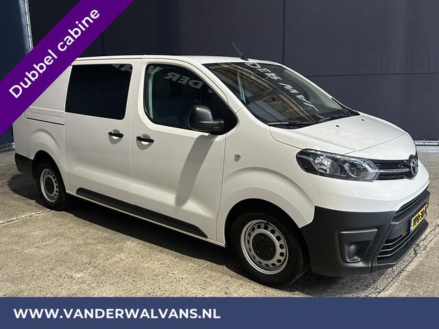 Toyota PROACE Worker 2.0 D-4D 145pk L3H1 Dubbele Cabine Euro6 Airco | 6-Zits | Navigatie | Apple Carplay | Cruisecontrol Android Auto, 2500kg Trekhaak, Parkeersensoren