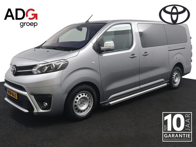 Toyota PROACE Dubbele Cabine Dubbele Cabine 2.0 D-4D 177pk Prof Automaat | Zomerwielen op Lichtmetalen Velgen aanwezig | Lederen Bekleding | Trekhaak | Navigatie | Parkeercamera | 2 Schuifdeuren |