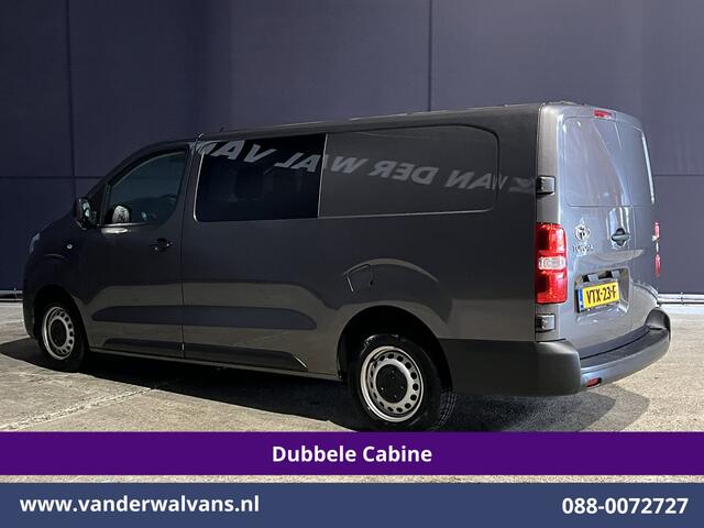 Toyota PROACE Worker 2.0 D-4D 145pk L3H1 Dubbele Cabine Euro6 Airco | 6-Zits | Navigatie | Apple Carplay Cruisecontrol, Parkeersensoren, Android auto, 2500kg trekvermogen