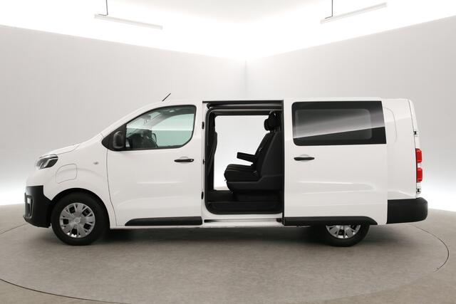 Toyota PROACE Extra Range 75 kWh L3H1 | SOH 93% | Snelladen | Dubbele Cabine | Elektrisch | Airco | Cruise | Carplay | 2xSchuifdeur | Navigatie