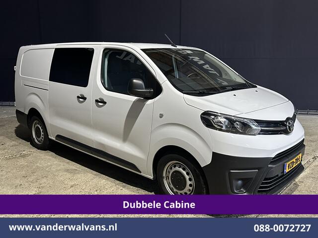 Toyota PROACE Worker 2.0 D-4D 145pk L3H1 Dubbele Cabine Euro6 Airco | 6-Zits | Navigatie | Apple Carplay | Cruisecontrol Android Auto, 2500kg trekhaak, Parkeersensoren