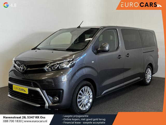 Toyota PROACE Electric Shuttle Long Extra Range Cool 75 kWh 9PERSOONS Personenbus Navigatie Apple Carplay/Android Auto Parkeersensoren Cruise Control Lichtmetalen velgen Getinte ramen Airco