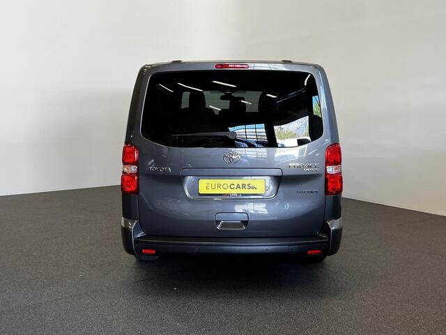 Toyota PROACE Electric Shuttle Long Extra Range Cool 75 kWh 9PERSOONS Personenbus Navigatie Apple Carplay/Android Auto Parkeersensoren Cruise Control Lichtmetalen velgen Getinte ramen Airco