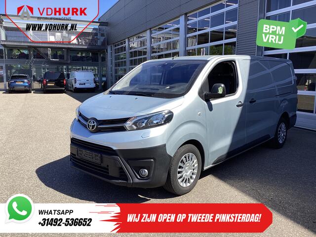 Toyota PROACE Worker 2.0 145 pk L3 2xSchuifdeur/ Adapt.Cruise/ Head Up/ Standkachel/ Stoelverw./ Carplay/ Trekhaak/ PDC