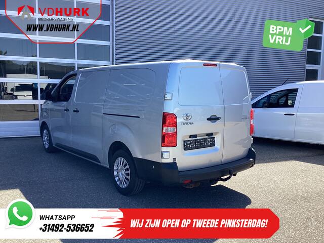 Toyota PROACE Worker 2.0 145 pk L3 2xSchuifdeur/ Adapt.Cruise/ Head Up/ Standkachel/ Stoelverw./ Carplay/ Trekhaak/ PDC