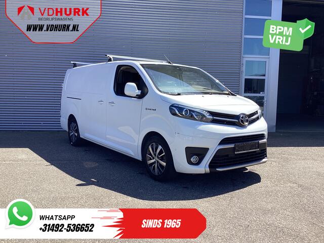 Toyota PROACE Electric Worker L3 75 kWh 345km WLTP 2x Schuifdeur/ LED/ Head-Up/ Snellader/ Keyless/ Stoelverw./ Carplay/ Navi/ Camera/ Climate/ PDC/ LMV/ Cruise/ Trekhaak