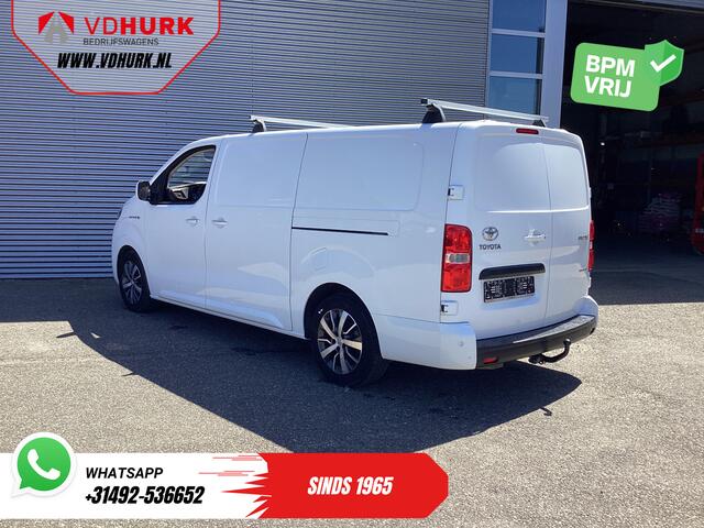 Toyota PROACE Electric Worker L3 75 kWh 345km WLTP 2x Schuifdeur/ LED/ Head-Up/ Snellader/ Keyless/ Stoelverw./ Carplay/ Navi/ Camera/ Climate/ PDC/ LMV/ Cruise/ Trekhaak