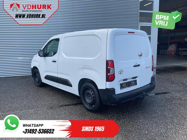 Toyota PROACE City 1.5 130 pk Aut. Carplay/ 3Pers./ Stoelverw./ Inrichting/ Camera/ Cruise/ Airco/ PDC/ Trekhaak