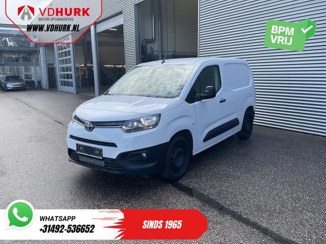 Toyota PROACE City 1.5 130 pk Aut. Carplay/ 3Pers./ Stoelverw./ Inrichting/ Camera/ Cruise/ Airco/ PDC/ Trekhaak