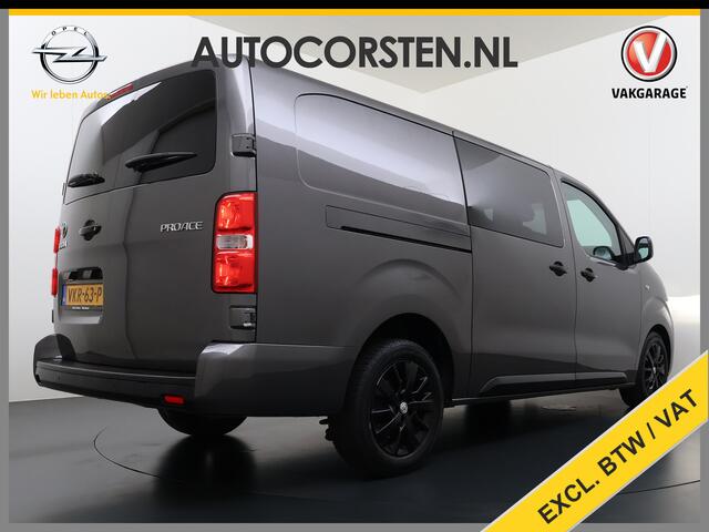 Toyota PROACE Worker 2.0D-4D L3H1 Dubbele Cabine 5-Persoons Ecc 3D-Navi Apple Carplay Android Auto Bluetooth Black Line Long DC Cruise Control Lmv Regen-Lichtsensor led Privacy Glas Schuifdeur 1e Eigenaar Dealeronderhouden Origineel Nederlandse Auto