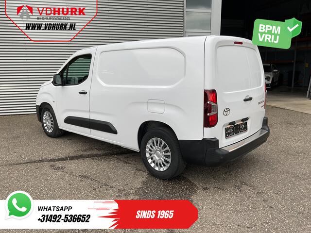 Toyota PROACE CITY Electric L2 50 kWh 340km WLTP Snellader/ LED/ 3Pers./ Carplay/ Airco/ Camera/ Cruise/ PDC/