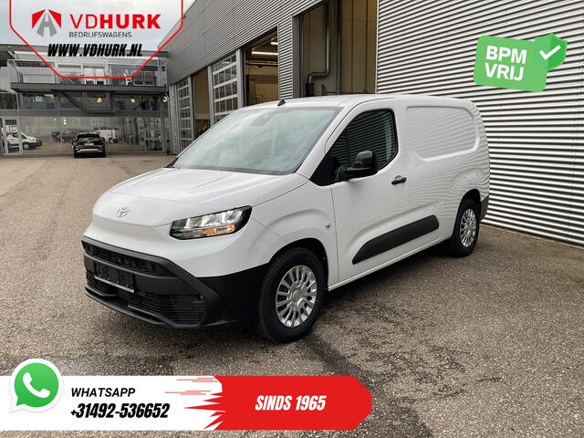 Toyota PROACE CITY Electric L2 50 kWh 340km WLTP Snellader/ LED/ 3Pers./ Carplay/ Airco/ Camera/ Cruise/ PDC/