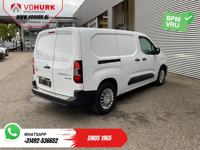 Toyota PROACE CITY Electric L2 50 kWh 340km WLTP Snellader/ LED/ 3Pers./ Carplay/ Airco/ Camera/ Cruise/ PDC/